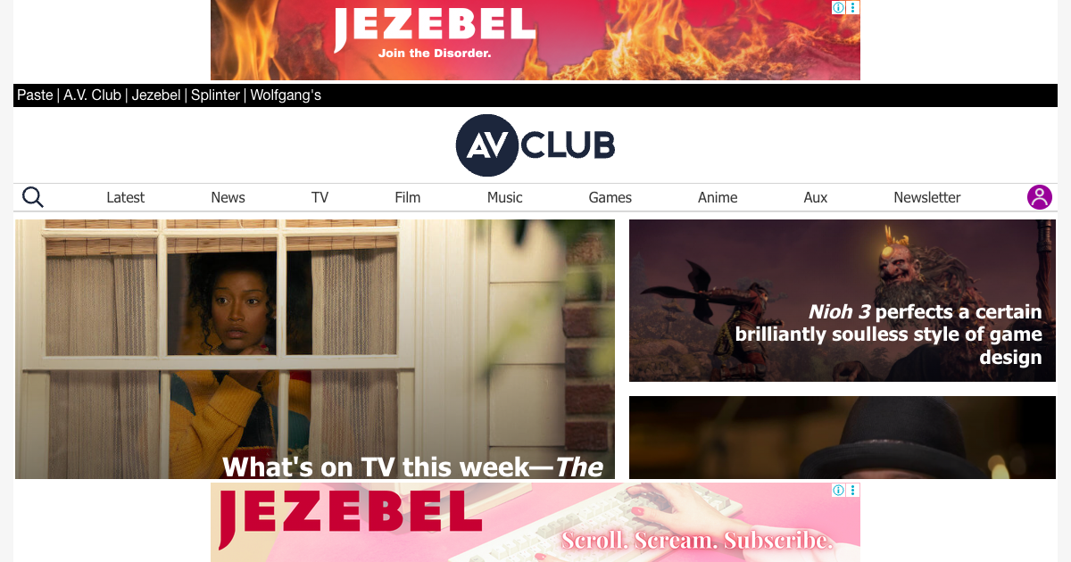 The A.V. Club (Daily)