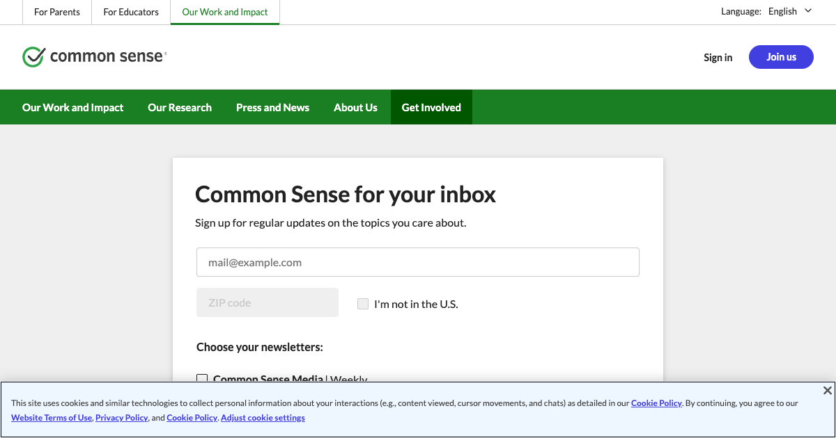 Common Sense Media (Family News)