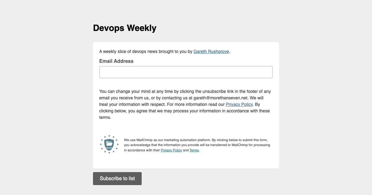 DevOps Weekly