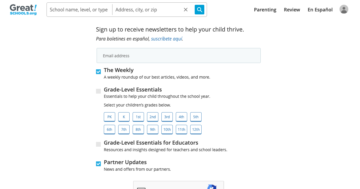 GreatSchools (Weekly)