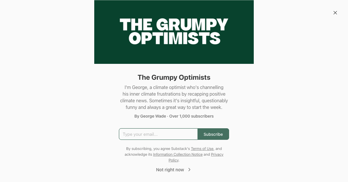 The Grumpy Optimists