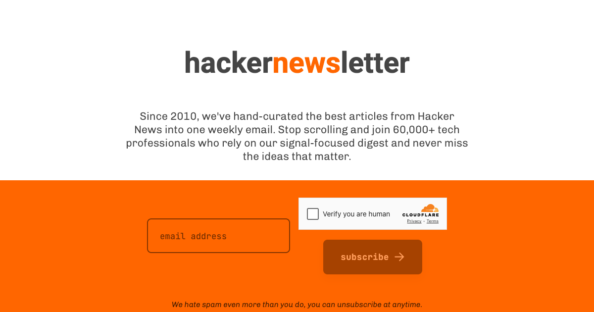 Hacker Newsletter