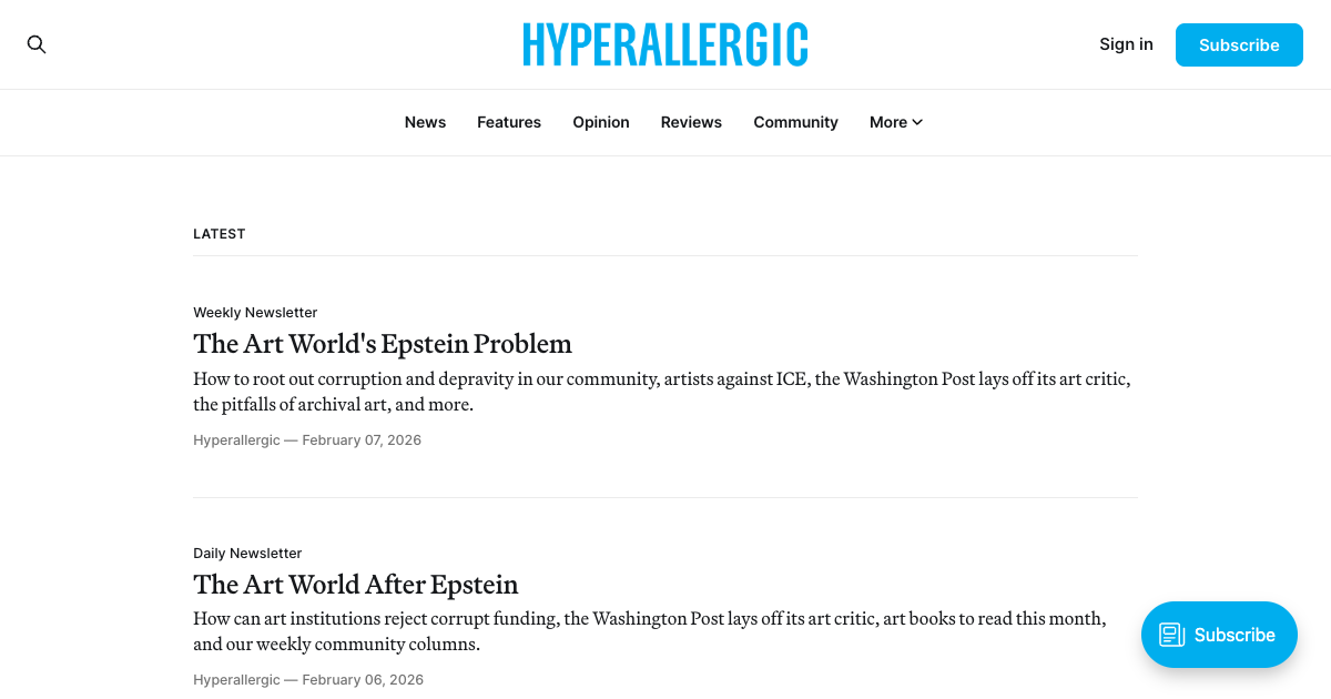 Hyperallergic
