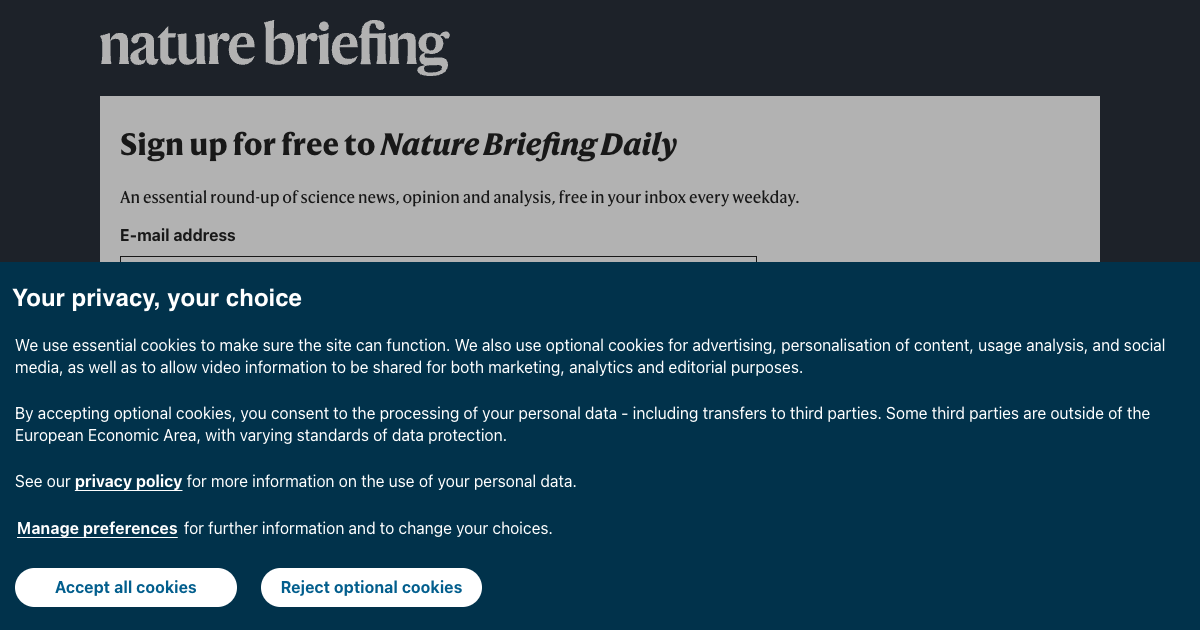 Nature Briefing