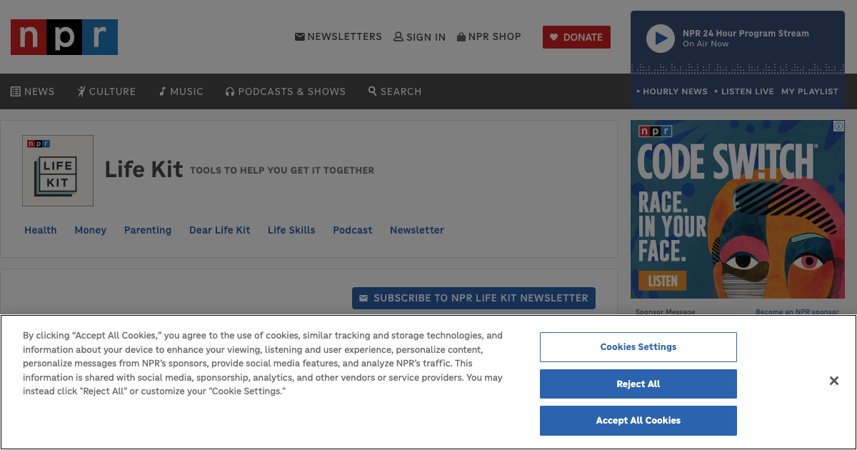 NPR Life Kit (Mental Health)