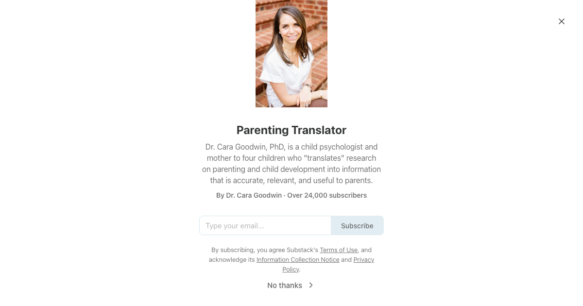 Parenting Translator (Dr. Cara Goodwin)
