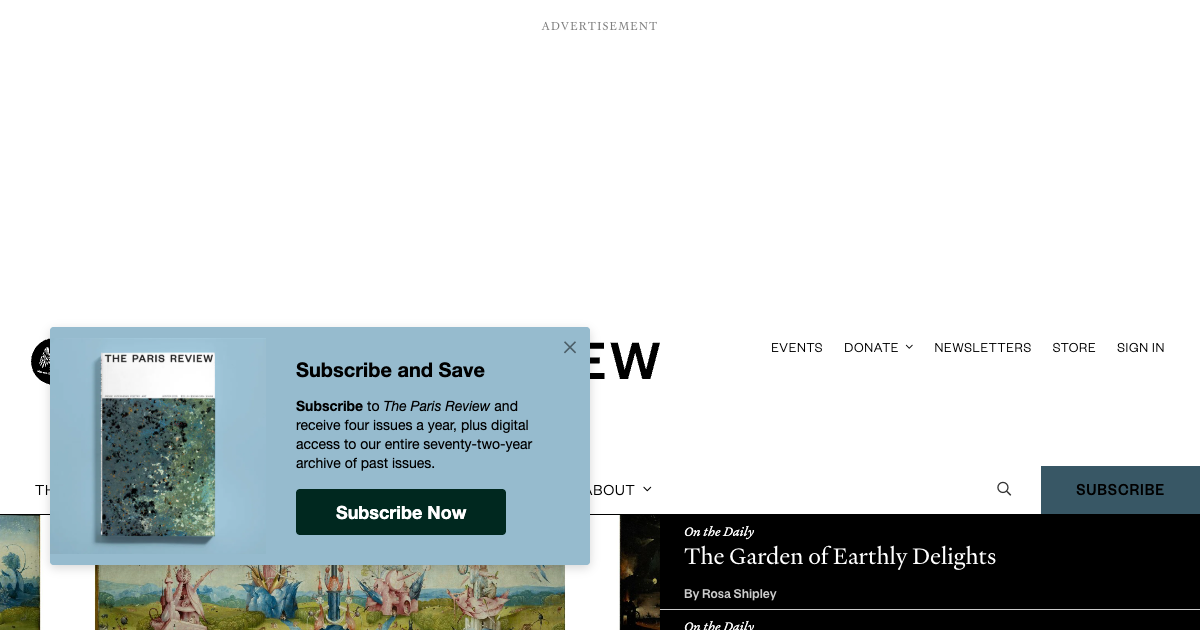 The Paris Review Daily