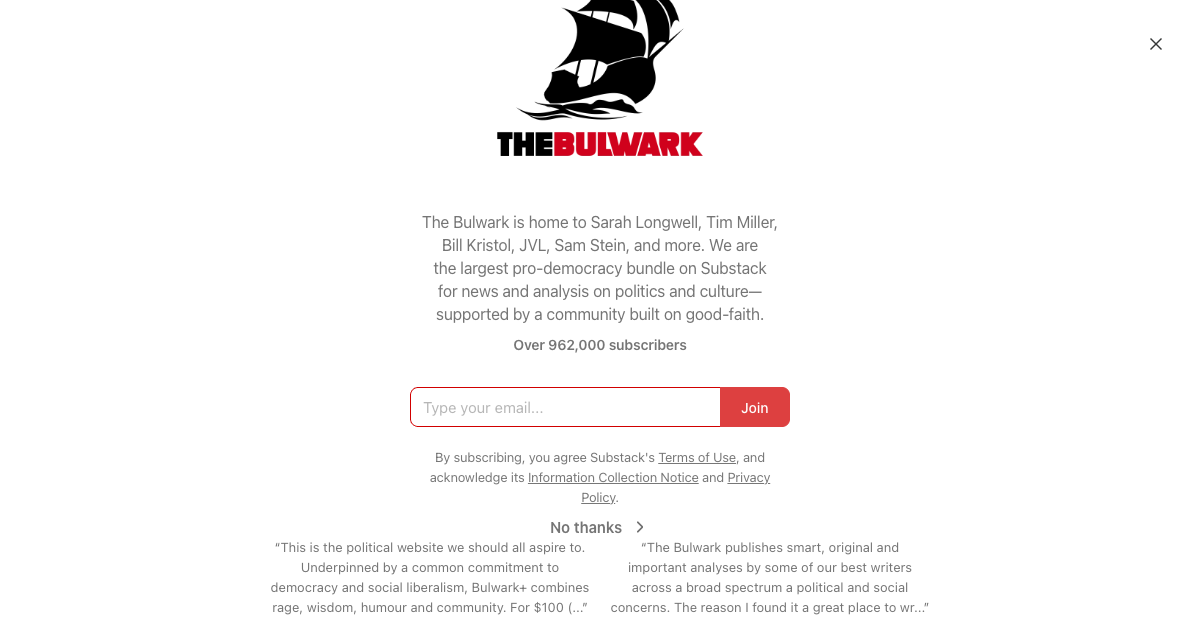 Bulwark+ (The Bulwark)