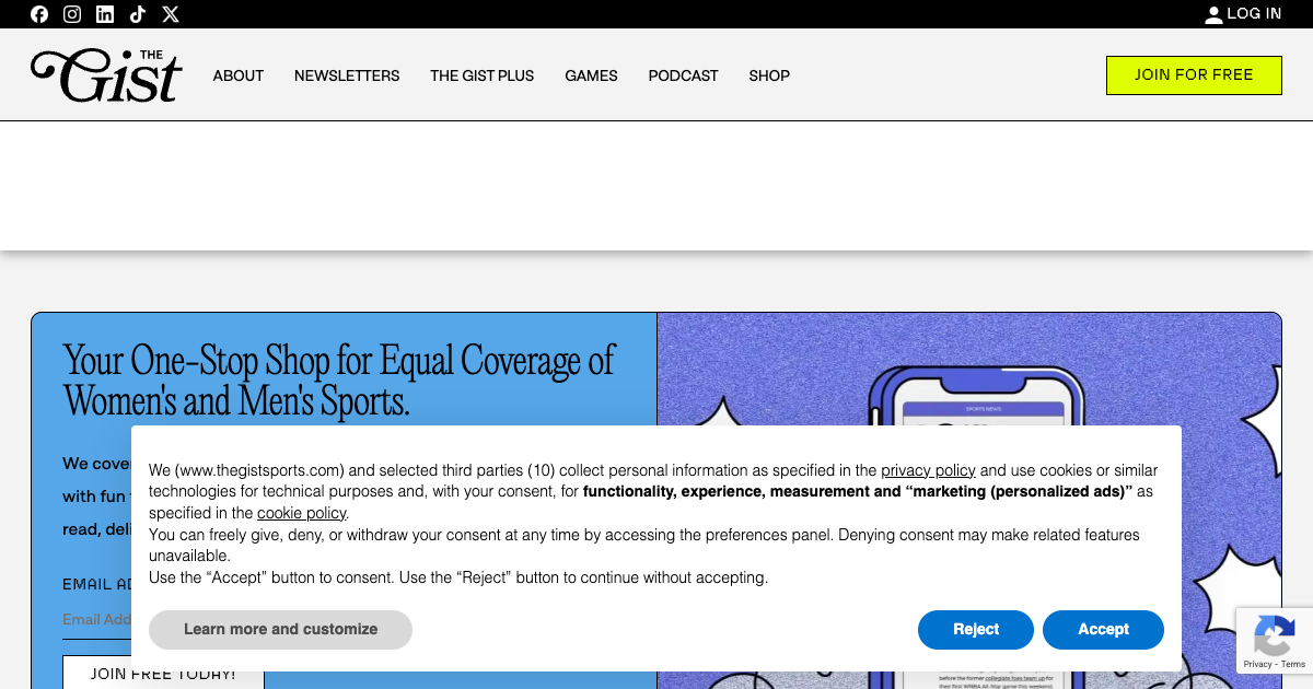 The Gist (Free Weekly)