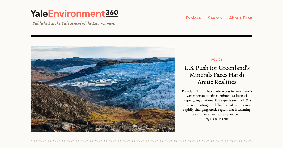 Yale Environment 360